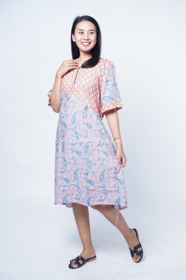 Baju Hamil Daster Tidur Payung Hitam Manis BUSUI Friendly Lola Daster - DS 514